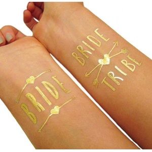 Bride Tribe Bachelorette Flash Tattoos